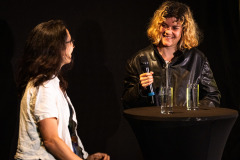 Filmtalk: Julia Grillmayr (Moderation) & Mona Keil / Foto: Astrid Pichler © dotdotdot
