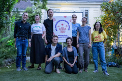 René Sedmik, Ulrike Payerhofer, Stephan Richter, Raphael Volkmer, Alessia Scuderi, Alexa Färber, Milena Bister & Julia Grillmayr / Foto: Astrid Pichler © dotdotdot