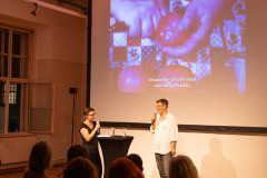 Filmtalk: Michelle Koch (Cinema Next) & Lia Sudermann / Foto: Astrid Pichler  © dotdotdot