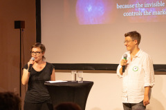 Filmtalk: Michelle Koch (Cinema Next) & Lia Sudermann / Foto: Astrid Pichler  © dotdotdot