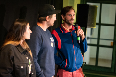 Filmtalk: Marija Burtscher, Paul Eckhart & Lukas Schöffel / Foto: Peter Grießer © dotdotdot