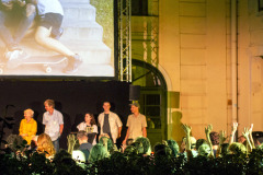 Filmtalk: Gabriele Mathes, Hermann Lewetz, Benita Buhl & Team / Foto: Tobias Raschbacher © dotdotdot