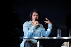 Filmtalk: Vida Bakondy (Initiative Minderheiten) / Foto: Astrid Pichler © dotdotdot