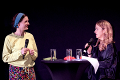 Filmtalk: Lisa Mai (Moderation) & Eva Egermann / Foto: Astrid Pichler © dotdotdot